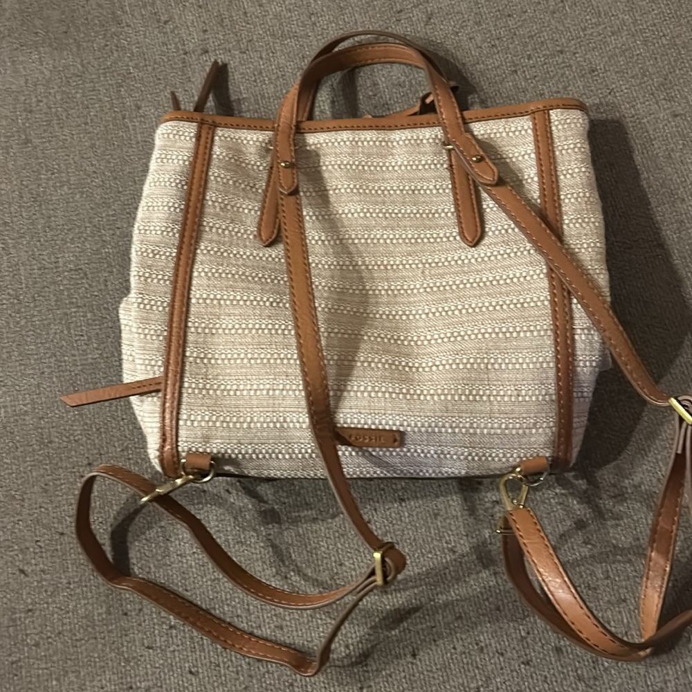Gently Used Fossil Convertible Bag - image 2